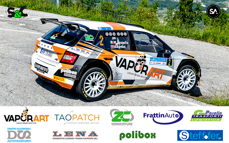 ULTIMA PROVA FATALE PER MAURO SPAGOLLA E JUSTIN BARDINI AL 36° RALLY BELLUNESE
