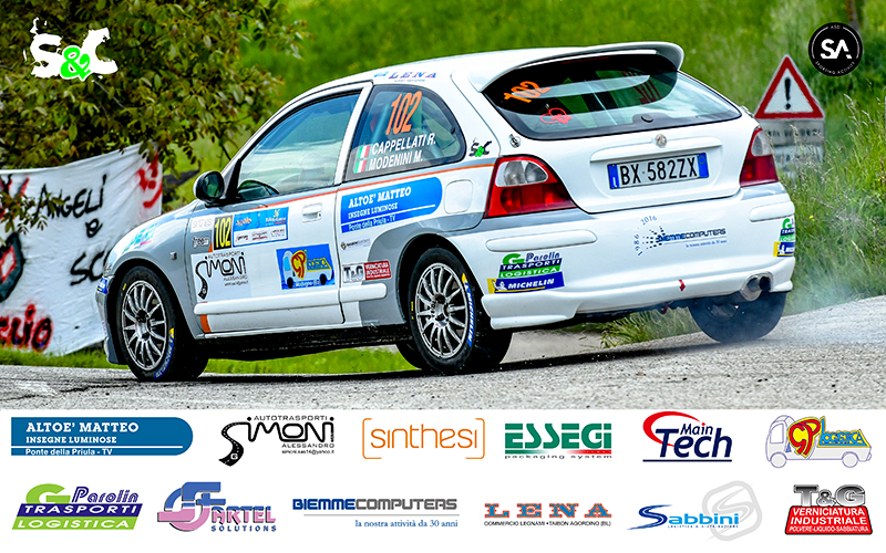 RUDI CAPPELLATI E MATTEA MODENINI CONQUISTANO LA CLASSE A5 AL 36° RALLY BELLUNESE