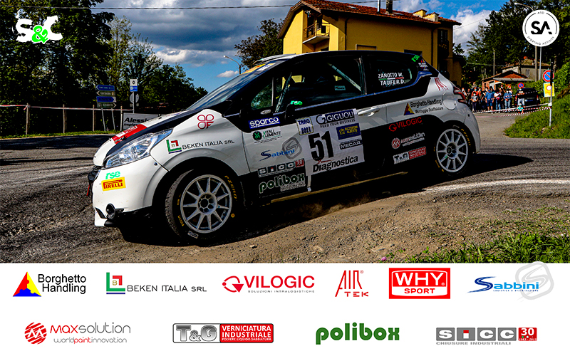 OTTAVO POSTO DI CLASSE R2B PER WILLIAMS ZANOTTO AL 27° RALLY DEL TARO