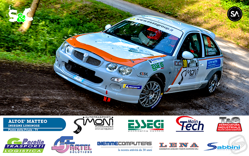 SECONDO POSTO DI CLASSE A5 PER RUDI CAPPELLATI E MATTEA MODENINI AL 7° RALLY VALLI DELLA CARNIA