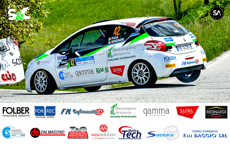 GIACOMO PASA ED ANDREA BRUGNARO PRONTI PER IL 18° RALLY CITTÀ DI SCORZÈ