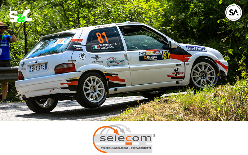 BUONA PRESTAZIONE DI STEFANO CESTARO E THOMAS VENTORUZZO AL 37° RALLY DELLA MARCA