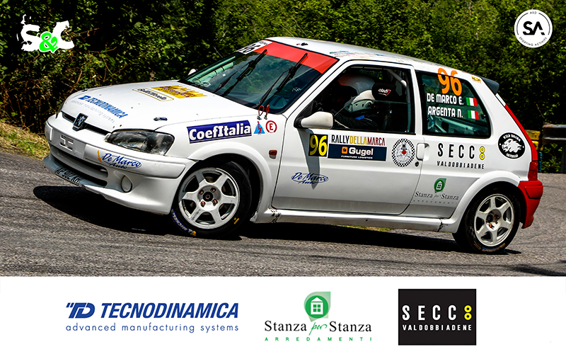 RITIRO PER EDOARDO DE MARCO E NICOLA ARGENTA AL RALLY DELLA MARCA