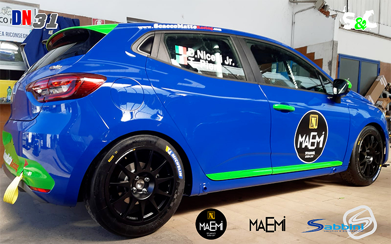 DAVIDE NICELLI JR. AL RALLY 4 REGIONI CON LA NUOVA RENAULT CLIO RALLY 4