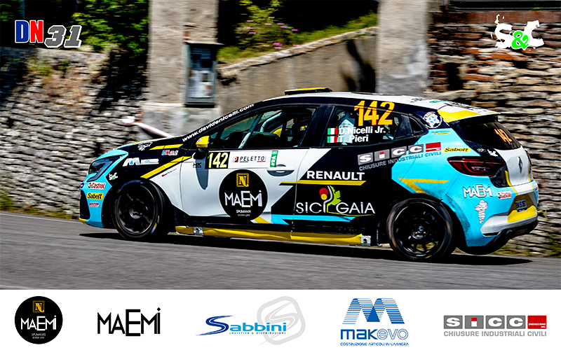 DAVIDE NICELLI JR. E TIZIANO PIERI PER LA PRIMA VOLTA AL VIA AL RALLY DELLA MARCA
