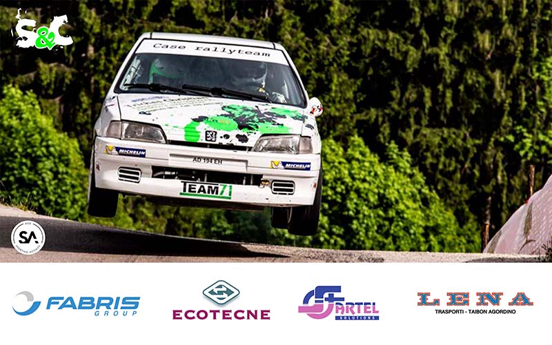 ALESSIO CASE E ROBERTO TROIAN INSIEME AL DEL 6° DOLOMITY RALLY