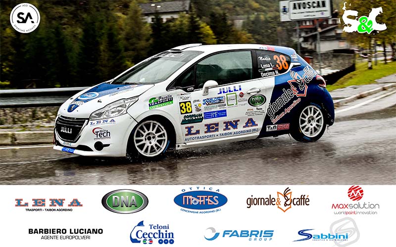 LINO LENA E NICOLA DECIMA AL 6° DOLOMITY RALLY