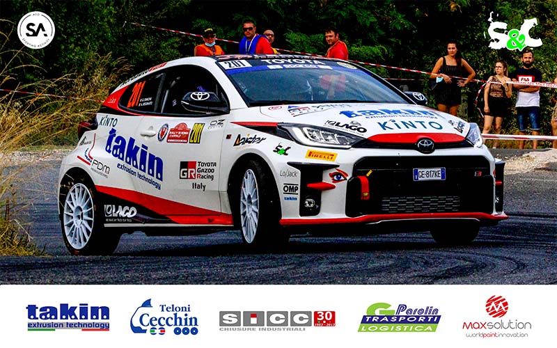 ANDREA REGINATO NUOVAMENTE AL VIA DEL GR YARIS RALLY CUP