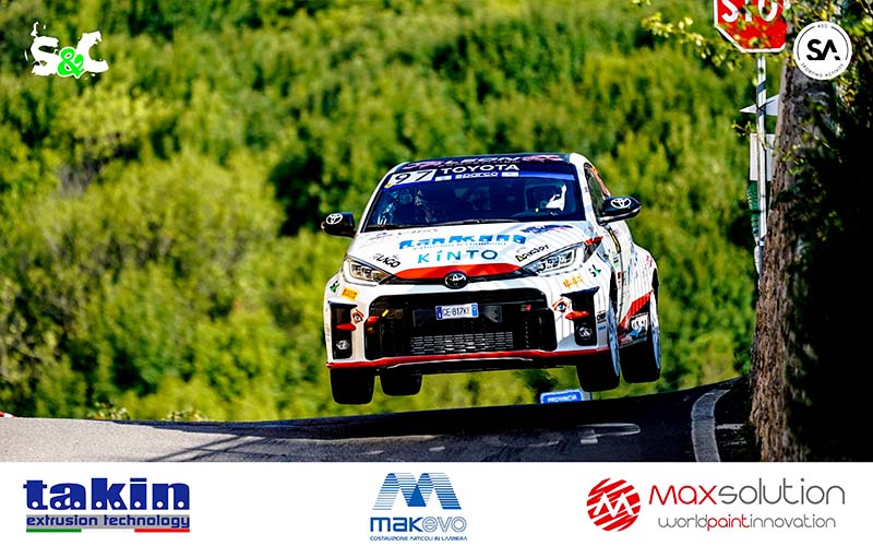 ANDREA REGINATO E GIORGIO SIMIONI AL VIA DEL RALLY 2 VALLI