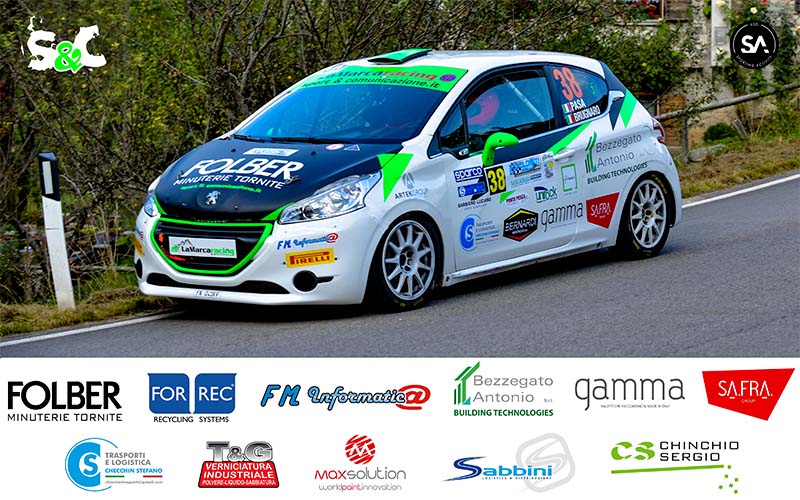 GIACOMO PASA ED ANDREA BRUGNARO AL 41° RALLY CITTA’ DI MODENA PER LA FINALE NAZIONALE ACI SPORT RALLY CUP ITALIA