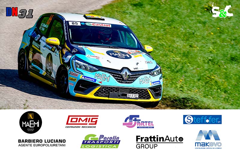 DAVIDE NICELLI JR. E TIZIANO PIERI AL 41° RALLY CITTA’ DI MODENA A CACCIA DELLA FINALE NAZIONALE ACI SPORT RALLY CUP ITALIA 2021 R1
