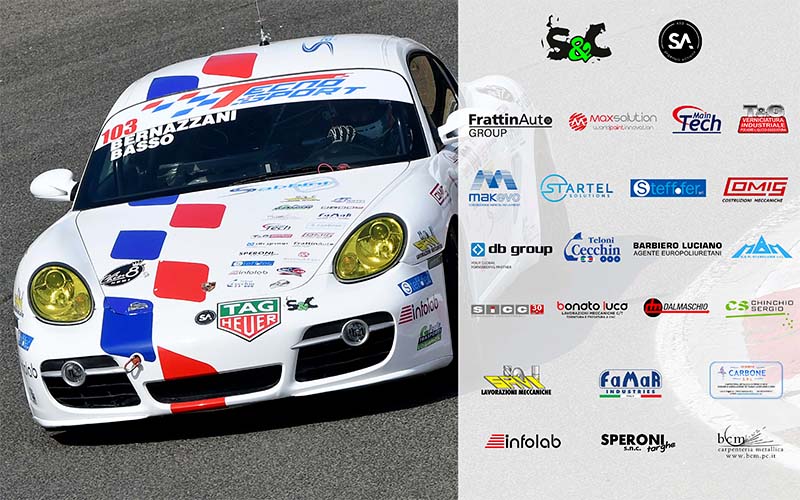 ANDREA BASSO ED ADRIANO BERNAZZANI SUL CIRCUITO TAZIO NUVOLARI DI CERVESINA