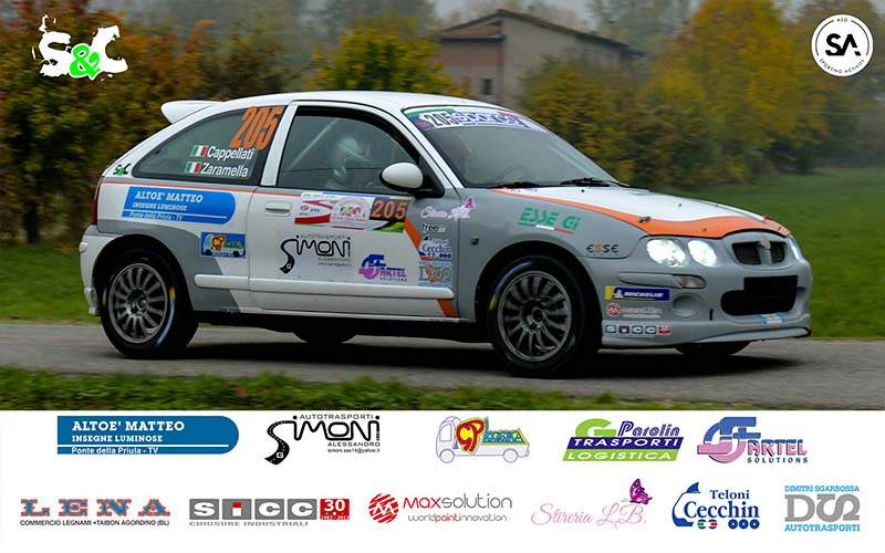 RITIRO CAUSA ROTTURA PER RUDI CAPPELLATI E MATTEO ZARAMELLA AL 41° RALLY CITTÀ DI MODENA
