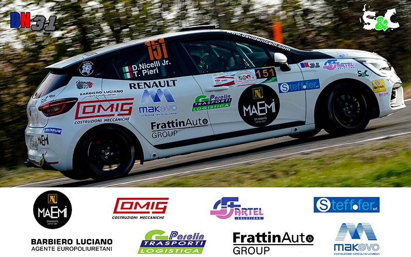 DAVIDE NICELLI JR. E TIZIANO PIERI VINCONO LA FINALE NAZIONALE ACI SPORT RALLY CUP ITALIA R1 2021