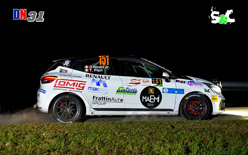 DAVIDE NICELLI JR. AL VIA DEL CAMPIONATO ITALIANO RALLY JUNIOR 2022