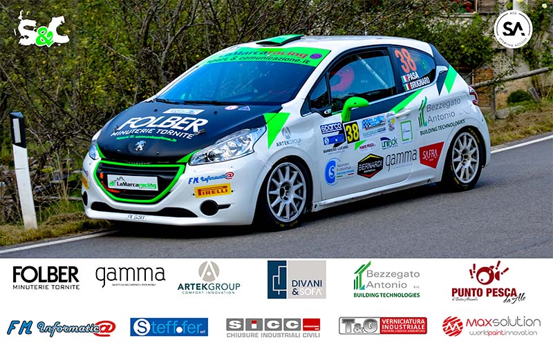 GIACOMO PASA E ANDREA BRUGNARO AL 18° RALLY COLLI TREVIGIANI