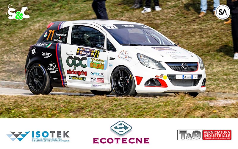 BUONA PRESTAZIONE DI STEFANO CESTARO E THOMAS VENTORUZZO AL 18° RALLY COLLI TREVIGIANI