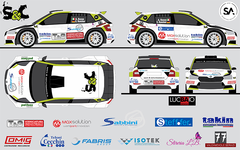 ANDREA BASSO E STEFANIE RUECKER AL 1° RALLY CITTÀ DI FOLIGNO