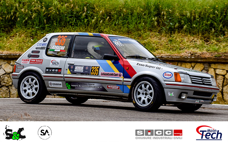 LA ROTTURA DI UN SEMIASSE CONCLUDE IN ANTICIPO LA TARGA FLORIO DI GIUSEPPE E DANIELE ADRAGNA