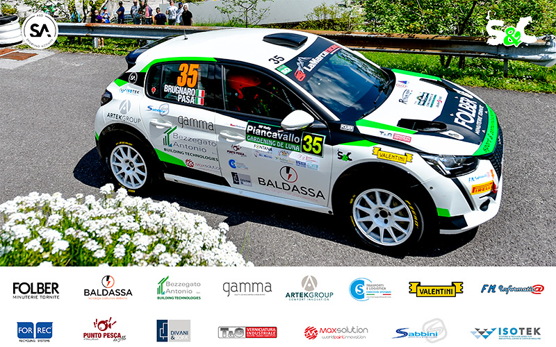 STREPITOSA VITTORIA DI CLASSE AL 35° RALLY PIANCAVALLO PER PASA – BRUGNARO
