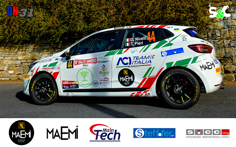 DAVIDE NICELLI JR. E TIZIANO PIERI AL 29° RALLY DELL’ADRIATICO PER RISCATTARSI