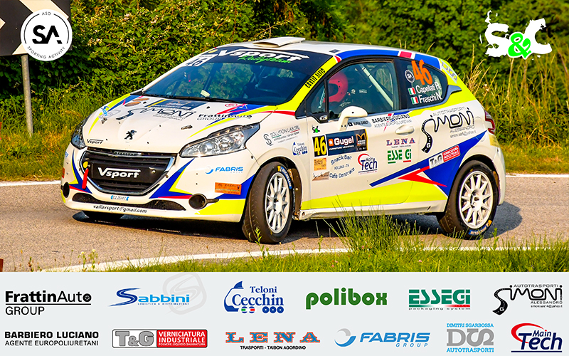 8° POSTO DI CLASSE RALLY 4 RUDI CAPPELLATI E NATASCIA FRESCHI AL 38° RALLY DELLA MARCA