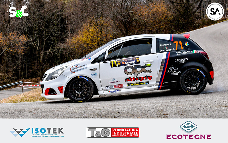 STEFANO CESTARO E THOMAS VENTORUZZO AL RALLY DELLA MARCA 2022