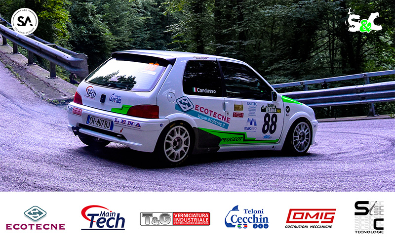 TERZA POSIZIONE DI CLASSE A6 PER MATTIA GHION E MOIRA CANDUSSO AL RALLY VALLI DELLA CARNIA 2022