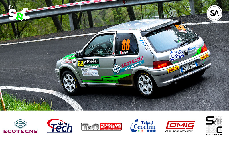 MATTIA GHION E MOIRA CANDUSSO AL VIA DELL’8° RALLY DELLA CARNIA