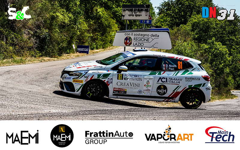 DAVIDE NICELLI JR. ATTESO PROTAGONISTA NEL TRICOLORE JUNIOR AL 45° RALLY 1000 MIGLIA