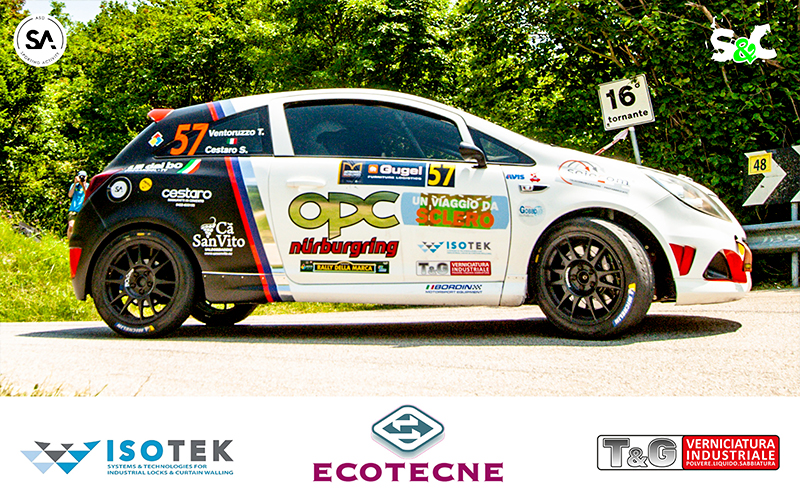 STEFANO CESTARO E THOMAS VENTORUZZO AL 19° RALLY CITTÀ DI SCORZÈ