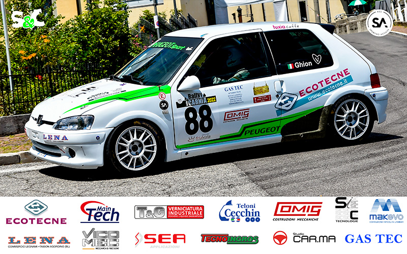 MATTIA GHION E VANESSA LORENZIN AL 19° RALLY CITTÀ DI SCORZÈ