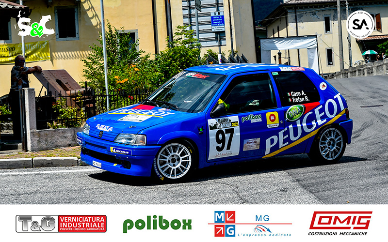 ALESSIO CASE E ALBERTO TROIAN AL 42° RALLYE INTERNAZIONALE SAN MARTINO DI CASTROZZA