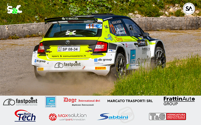 EMANUELE ZECCHIN E NICOLA VETTORETTI AL 42° RALLYE INTERNAZIONALE SAN MARTINO DI CASTROZZA
