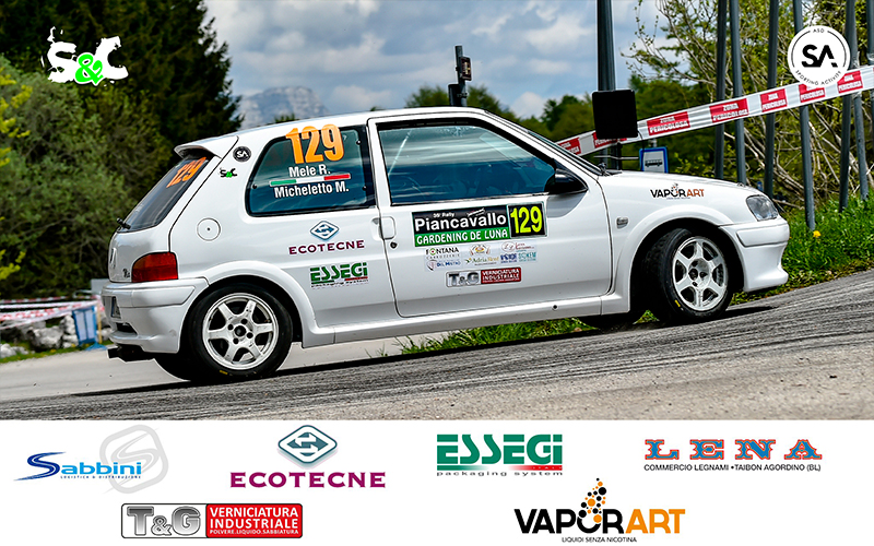 MANUELE MICHELETTO ED ALAIN SOMMACAL AL 57° RALLY DEL FRIULI VENEZIA GIULIA